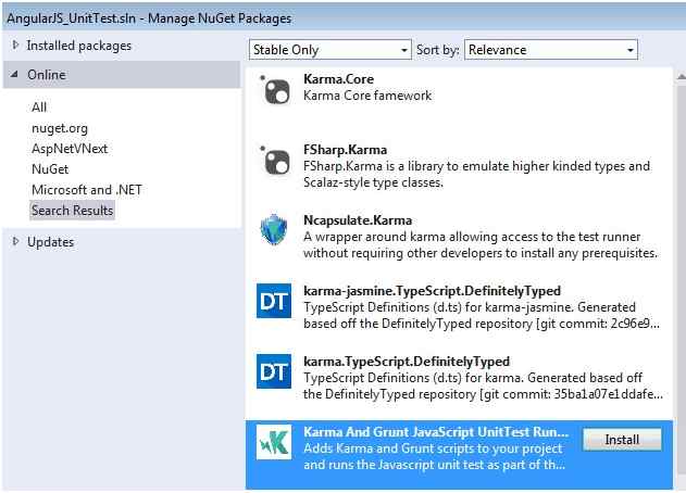 Nuget package manager